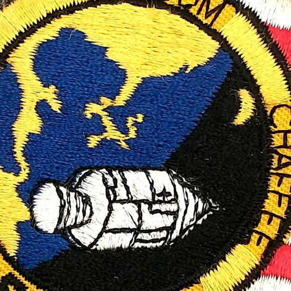 Vtg NASA USA Apollo 1 White Grissom Chaffe Patch - Picture 3 of 7